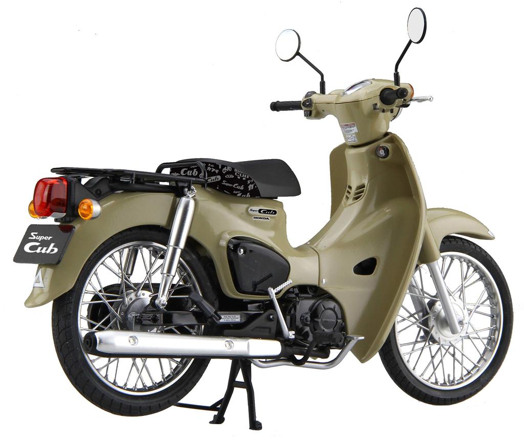 Fujimi Model NEXT Series Honda Super Cub 110 Street 1/12 № 1 EX-7 (Урожай бежевый) 12NX-1 EX-7