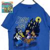 [USED] Vintage USA Anime T-Shirt Scooby-Doo Blue L Print T-Shirt