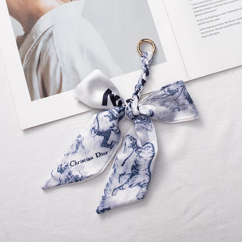 Detachable Bowknot Scarf Ribbon Bag Strap Charm
