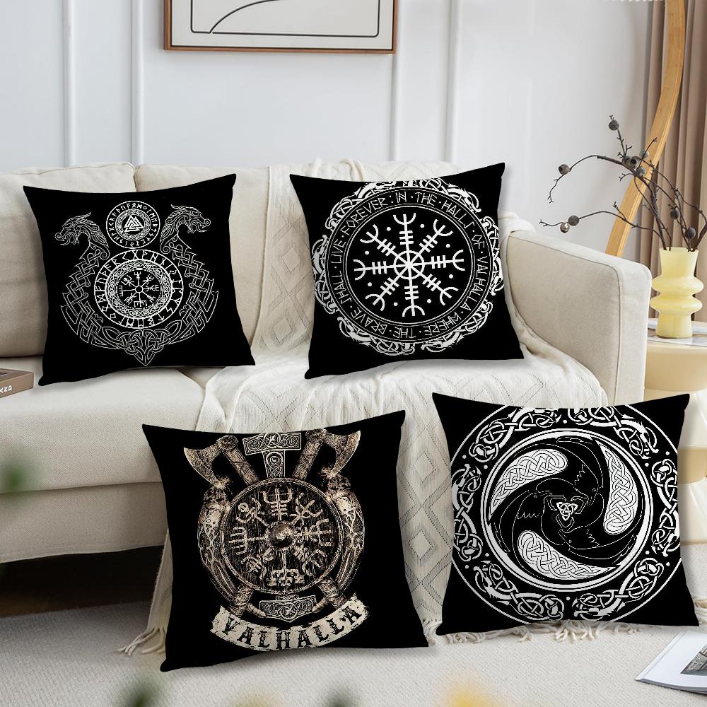 Мода Роскошь V-Викинг Амулет Наволочка Гостиная Диван Чехол для подушки Подходит для украшения дома, спальни, комнаты