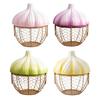 Egg Basket Ginger Garlic Storage Basket Decorative Portable with Handles Versatile Fresh Egg Holder Ceramic Holder for Ginger