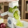 Multi Rotary Vegetable Cutter Slicer Functional Drum Hand Cranked Vegetable Potato Slicer Manual Cheese Chopper Machine Gadget