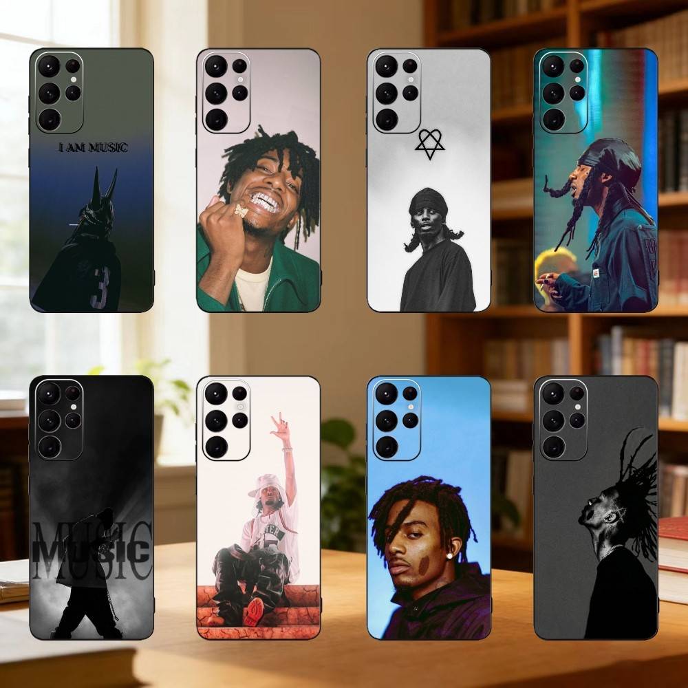 Чехол для телефона с изображением рэпера Playboi C-Carti Для Samsung S25, S24, S21, S22, S23, S30, Ultra, S20, Plus, Fe, Lite Черный корпус