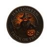Монета-вызов на Хэллоуин Пугало Тыква Жнец Монета Трюк (Череп сбоку) или Угощение (Тыквенный бок) Двусторонняя коллекционная монета для вечеринки