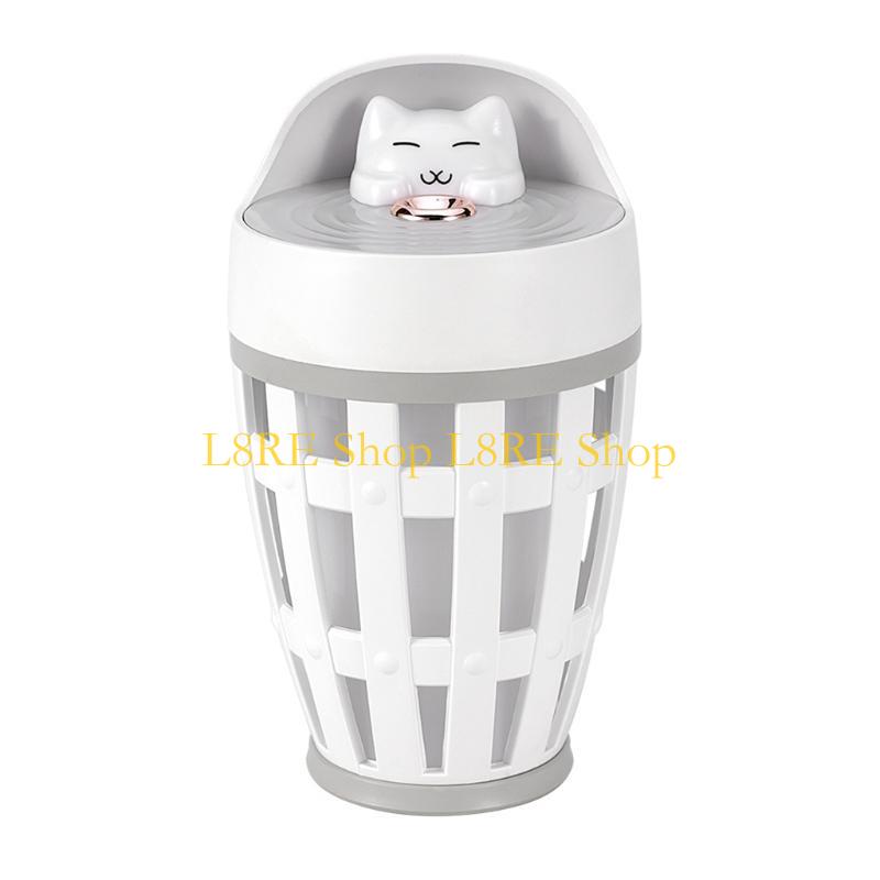 L8RE Portable 260ml Electric Air Humidifier Aroma Oil Diffuser USB Cool Mist Sprayer with Colorful Night Light for Home Car