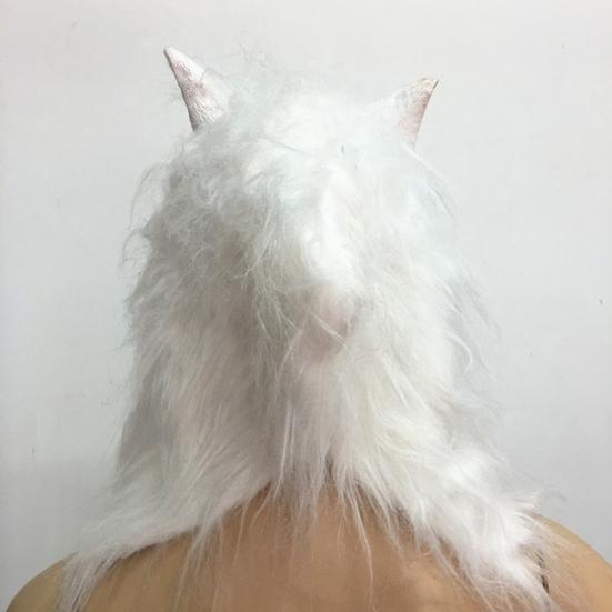 Хэллоуин ужас дикая волчья голова маска маскарад пушистый головной убор украшение