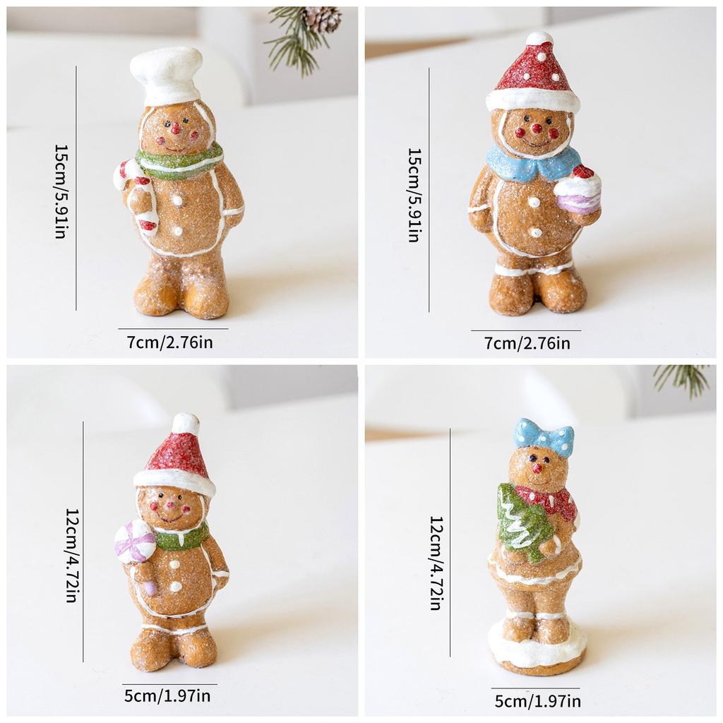 Пряничный человечек Рождественские украшения Фигурка пряничного человечка Украшения для праздничной елки Украшения для праздника