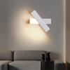 Modern LED Wall Lamp 350° Rotatable Sconce for Bedroom Living Room Bedside Stairs Indoor Home Decoration Lighting Fixture Lustre