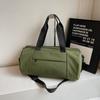 Nylon Zipper Hot Sale Travel Bag  Large Capacity Solid Color Simple Fashion Shoulder Bag  Soft Traveling Crossbody Bag
