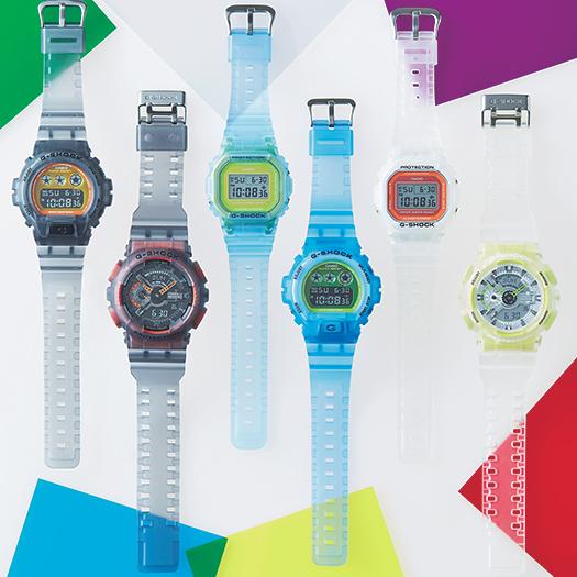 Casio Мужские кварцевые часы G-SHOCK DW-5600LS-7, водонепроницаемые 200 м, ударопрочные, с будильником, из полимерного материала