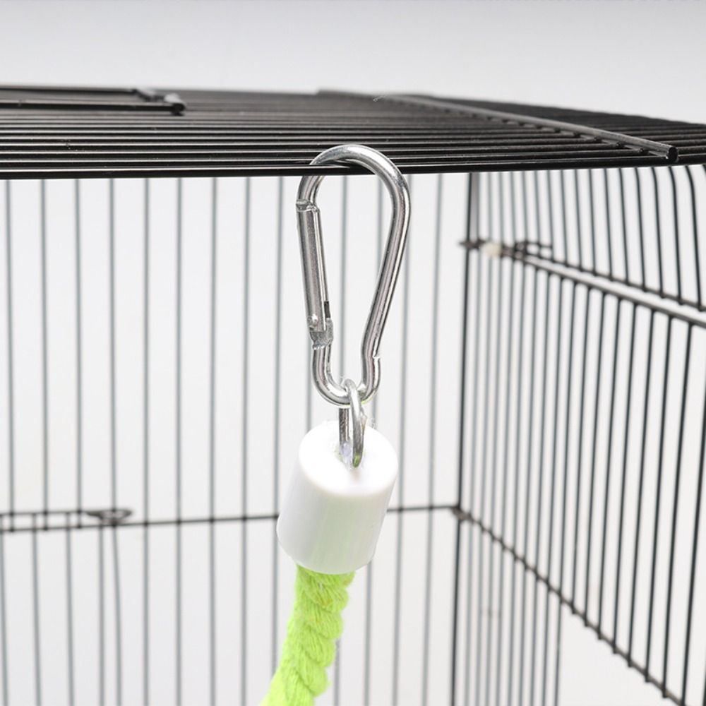 Гибкая игрушка для жевания волнистого попугайчика, подвесной колокольчик для попугая, подставка для попугая, жердочка из хлопковой веревки, качели для попугая, укус