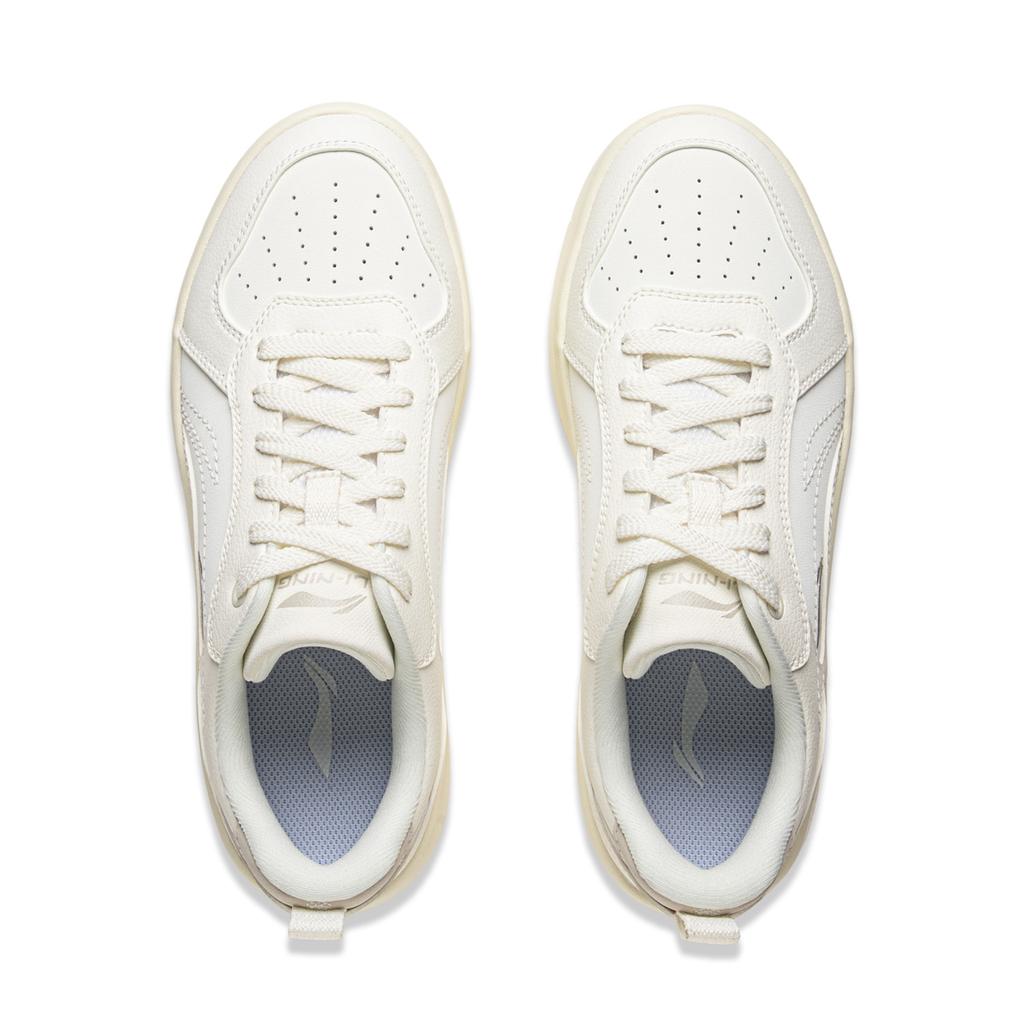 Li Ning Wheat Age Скользкие, износостойкие, дышащие, увеличивающие рост, низкие кеды для скейтборда, женские AGCV312-3