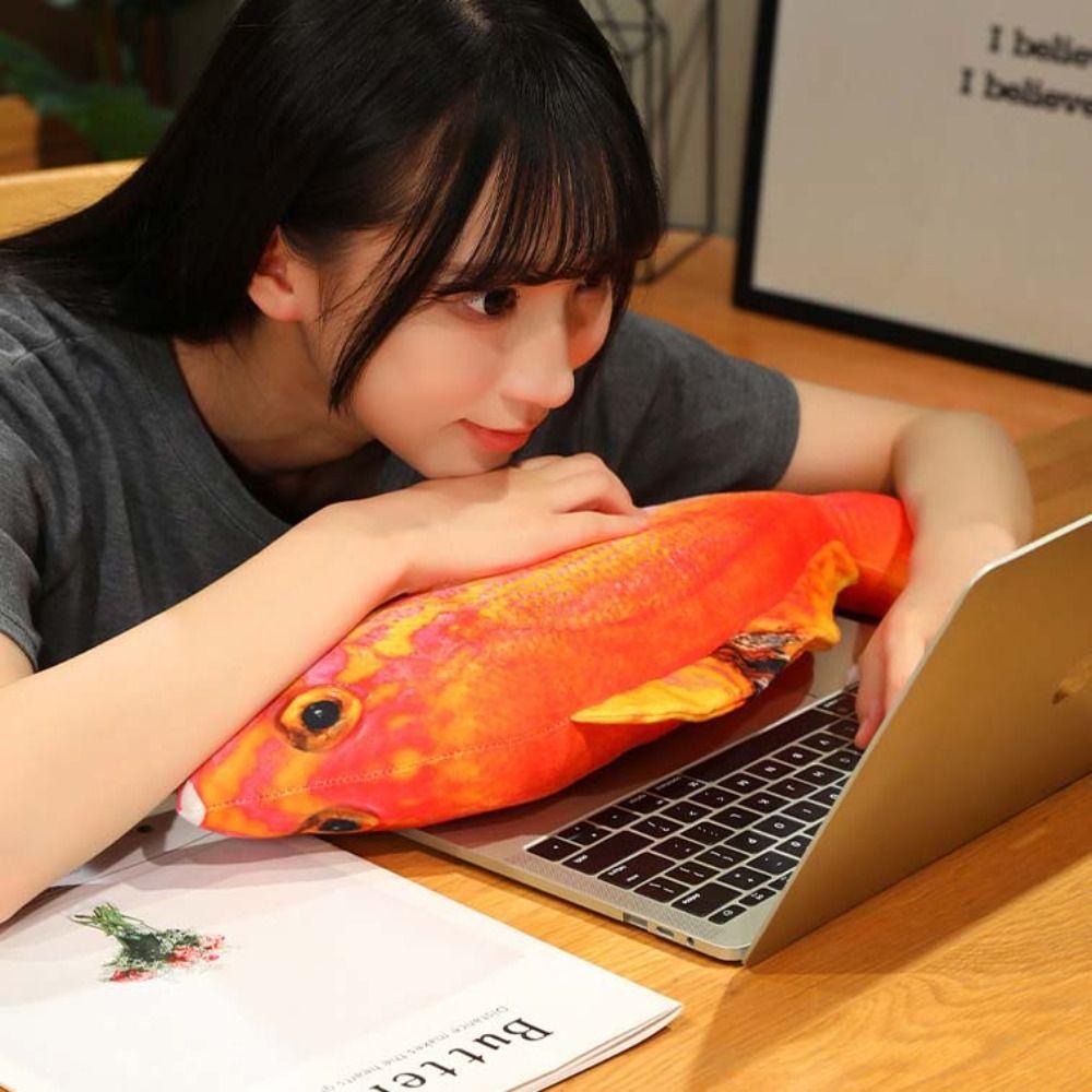 Cartoon Simulated Sea Fish Pillow Hugging Pillows Fish Anime Pillow Dolls Toy for Little Kids
