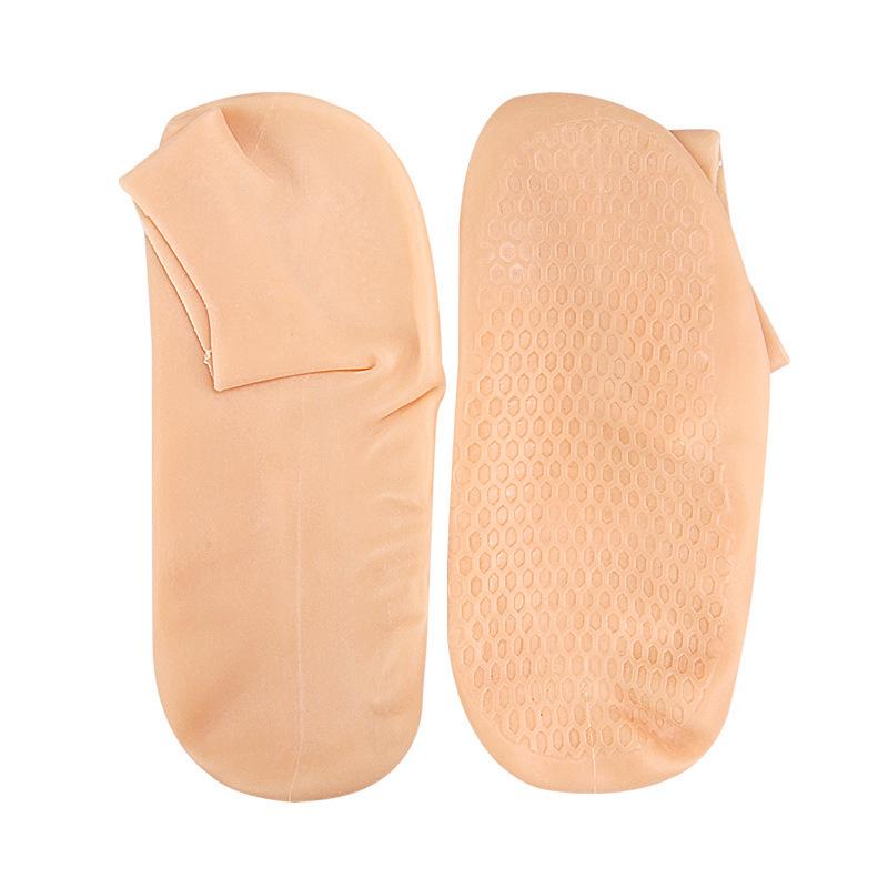 Honeycomb Gel Socks & Gloves Set: Soft Shock-Absorbing Beach Socks and Essential Oil Hand Care Gel Gloves
