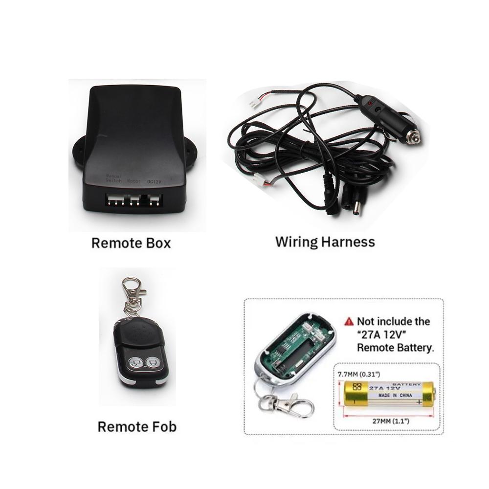 Universal 2.5'' 3" Electric Exhaust Cut Out Valve Y Pipe Exhaust Pipe Muffler with Wireless Remote Control