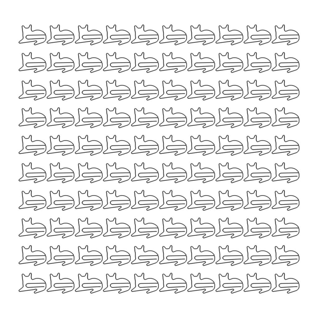 100 Pcs Cute Paper Clips Animal Shaped Fun Bookmark Document Organizing Clips Funny Bookmark