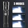 High Strong Power Led Flashlights 300000LM Tactical Torch with Display Light USB Charging Camping Fishing Defensa Zoom Lantern