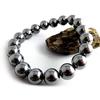 Terahertz Ore Bracelet 10mm High Purity Authenticity Guaranteed Power Stone Far Infrared Healthy Inner Diameter 15cm Approx.