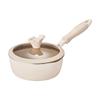Мультисковорода Evercook 18 см, совместима с индукционными и газовыми плитами [Гарантия 500 дней] со стеклянной крышкой, антипригарная, легко моется, цвет слоновой кости, от Doshisha