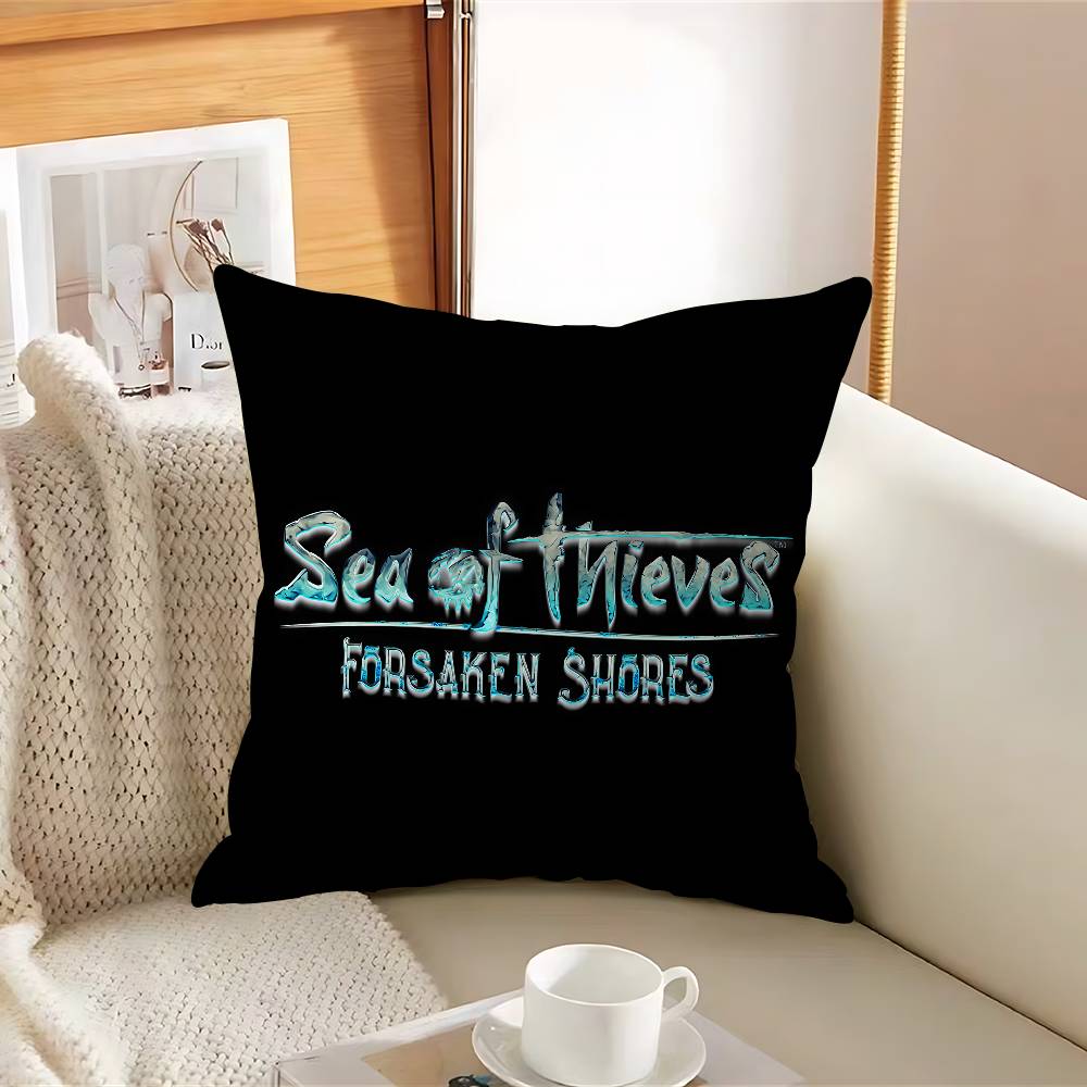 S-SeaS Of T-Thieves Наволочка со логотипом, съемная, моющаяся, чехол для подушки – мягкий лен для любого сезона