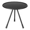 Round Folding Table Black Ultra Light Liftable Aluminium Alloy Folding Camping Table for Outdoor