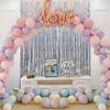 2pcs Laser Rain Curtain Scene Setting Door Curtain Tassel Curtain Decorative Tassel Curtain