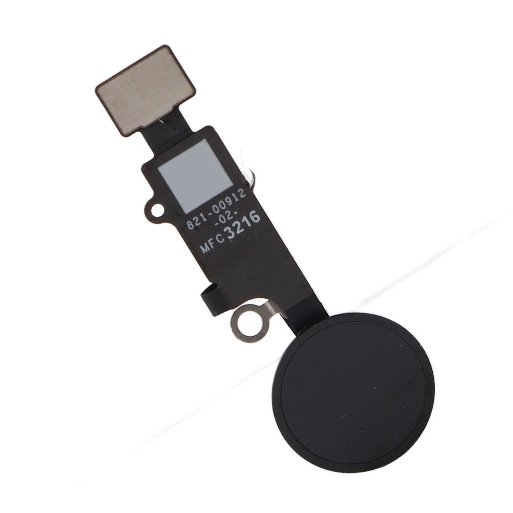 Replacement Button Flex Cable Decoration Button for iPhone 7 7plus 8 8plus (Black)