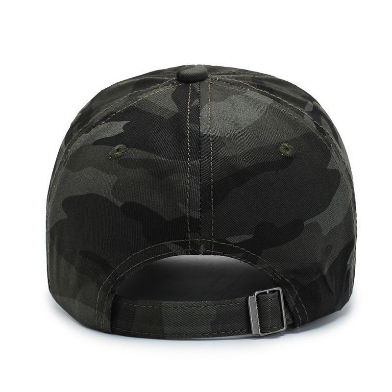 2019 New Military Fans Outdoor Leisure Mountaineering Visor Cotton Camouflage Baseball Cap, Three-dimensional Embroidery Cap