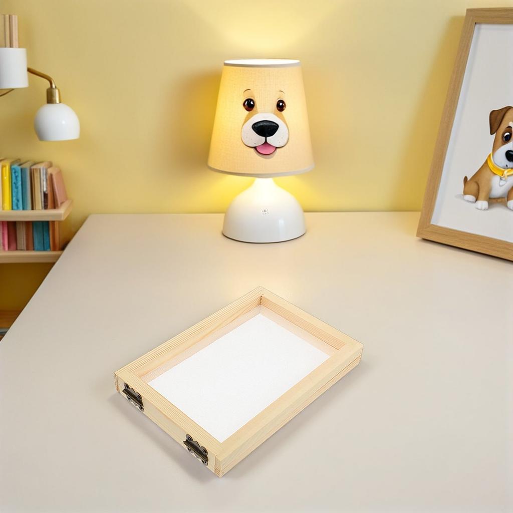 Набор для изготовления бумаги из 3 деревянных рам DIY Материал для поделок для экологичных арт-проектов Детское развивающее занятие Экологически осознанный