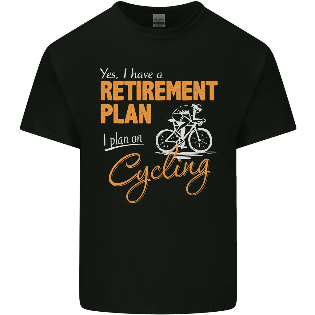 Cycling Retirement Plan Cyclist Funny Mens Light Cotton T-Shirt