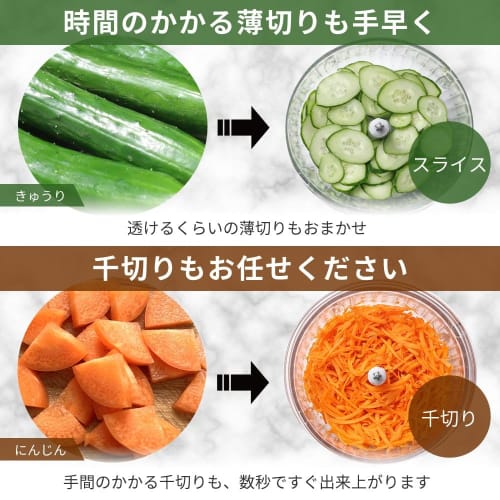 MAXZEN Компактный кухонный комбайн, функция 5-в-1: Взбивать, Шинковать, Нарезать, Измельчать, Паста, Кухонный комбайн, Мясорубка, Электрический резак, Измельчать, Легкое приготовление, Взби