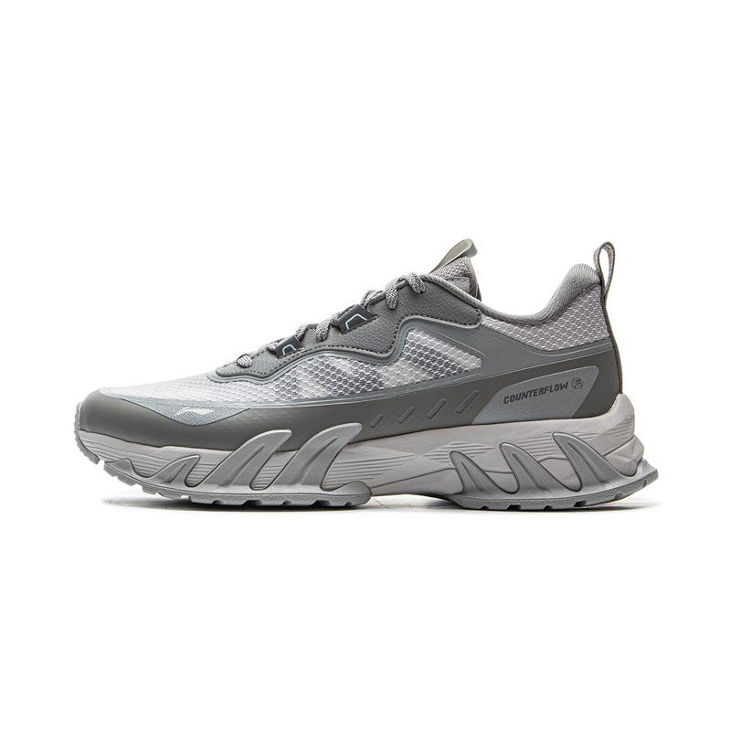 Li Ning Outdoor CF Tracing, Повседневная прогулка V3 Скользкое и износостойкое покрытие Низкие по высоте Треккинговые ботинки Унисекс AHTV017-3