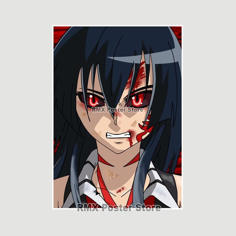 Akame Ga Kill аниме постеры и принты настенное художественное оформление белая бумага декоративные картины фотографии гостиная домашняя роспись