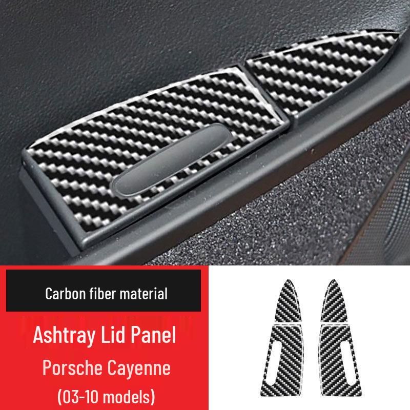 Крышка заднего пепельницы из углеродного волокна для Porsche Cayenne 2003-2010