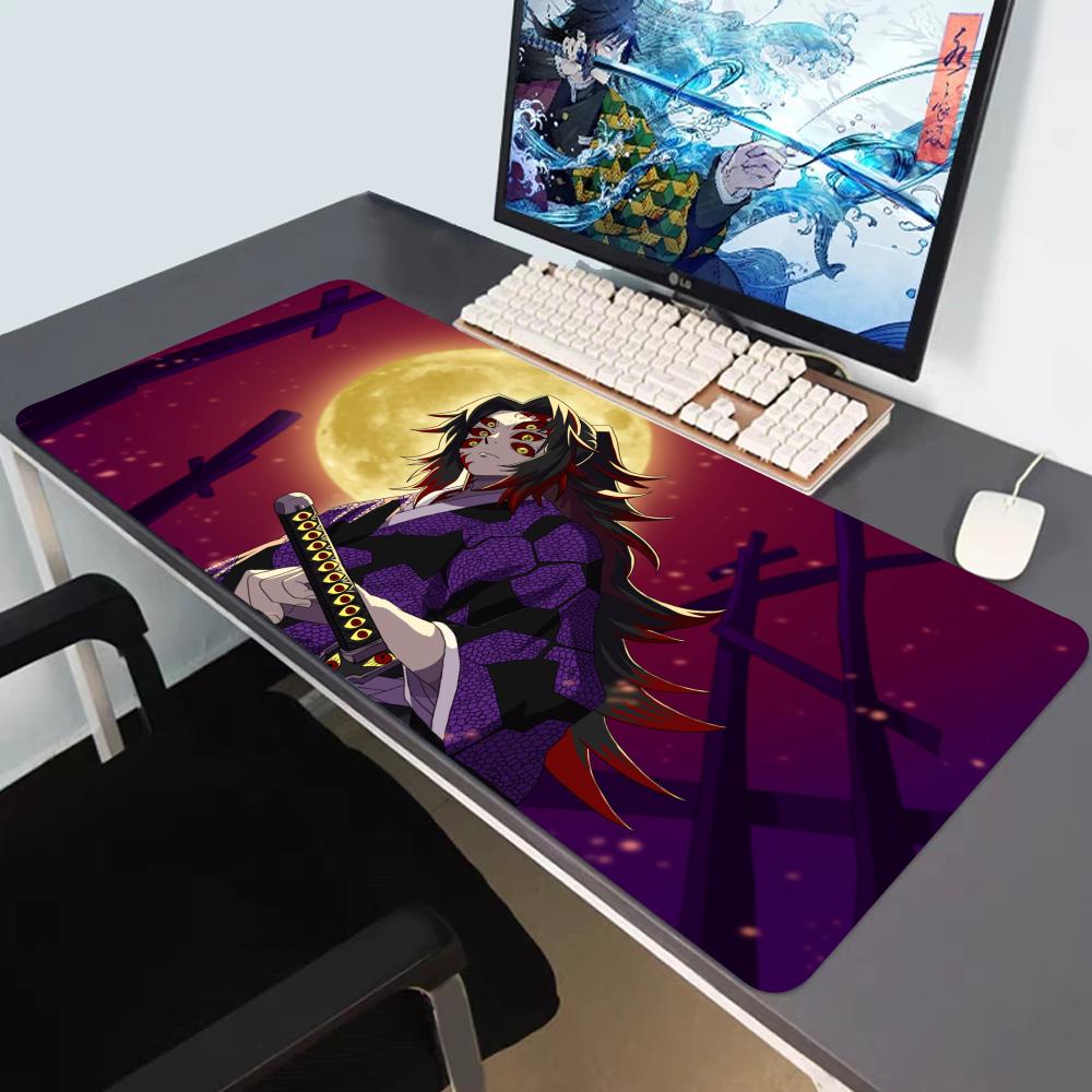 PC Red White Anime Character Gaming Mouse Pad Waterproof Desk Mat for Gamers