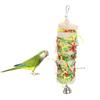 Loofah Hanging Funny Bird Toys Handmade Natural Parrot Toys Swing Wear-resistant Pet Chew Toys Climb Playing Pendant