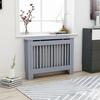 Radiator Cover - VIDAXL - Anthracite - MDF - Storage Space for Books and Photo Frames