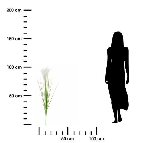 Artificial Pampas Grass Stem 100 Cm
