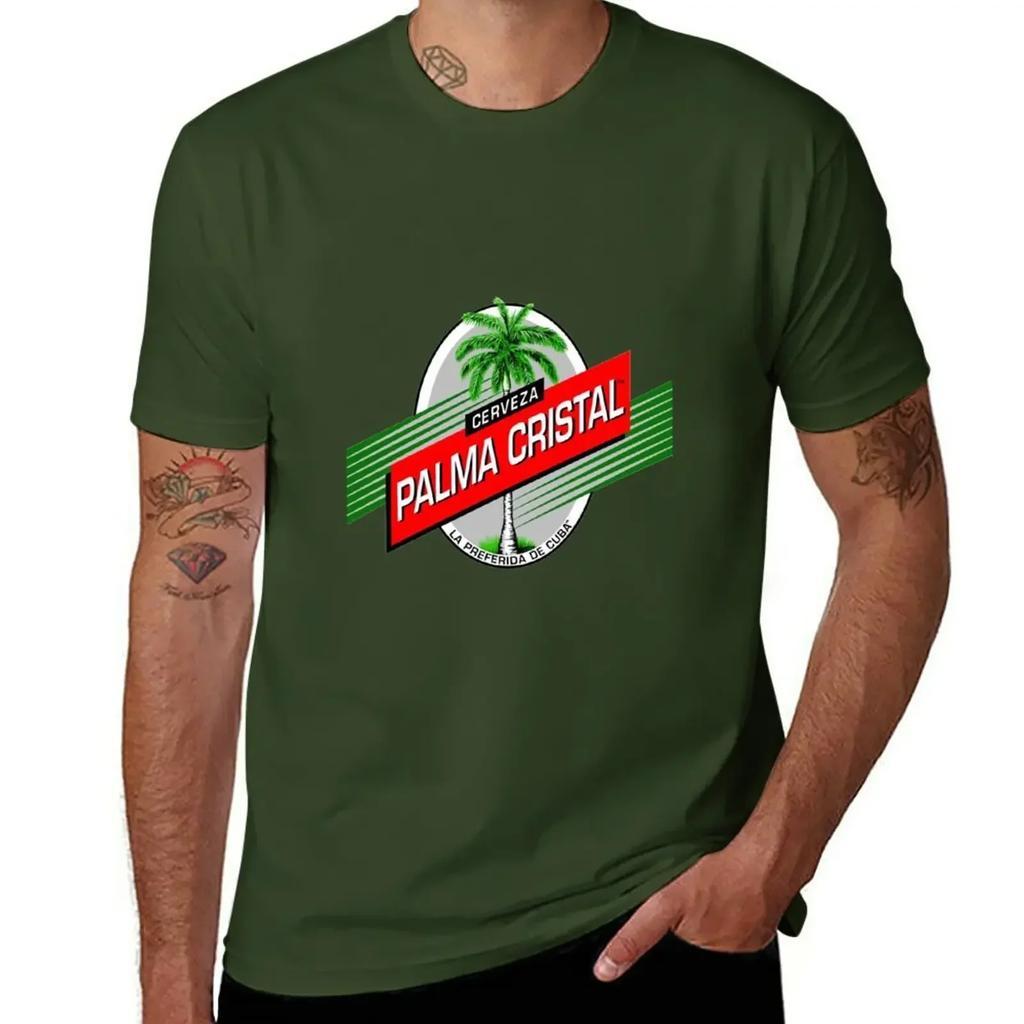 Cerveza Cristal Logo T-Shirt summer tops korean fashion cute clothes mens t shirts casual stylish