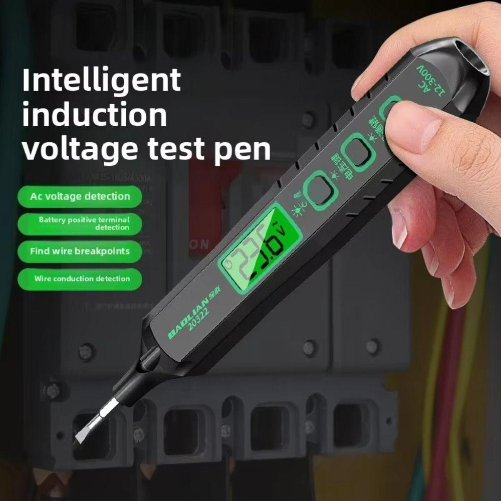 AC 12-300V Smart Induction Tester Pen LED Display Electric Tester  Repair Technicians