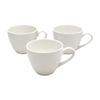 Use Mino Ware Japanese Style Cafe Series Stone Grain Mug White Bizen Set of 3 [Commercial Set]