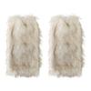Faux Fur Leg Warmers Women Girls Furry Boot Covers Fuzzy Shoes Cuff Cover Cozy Winter Calf Warmers for Parties Street Wear