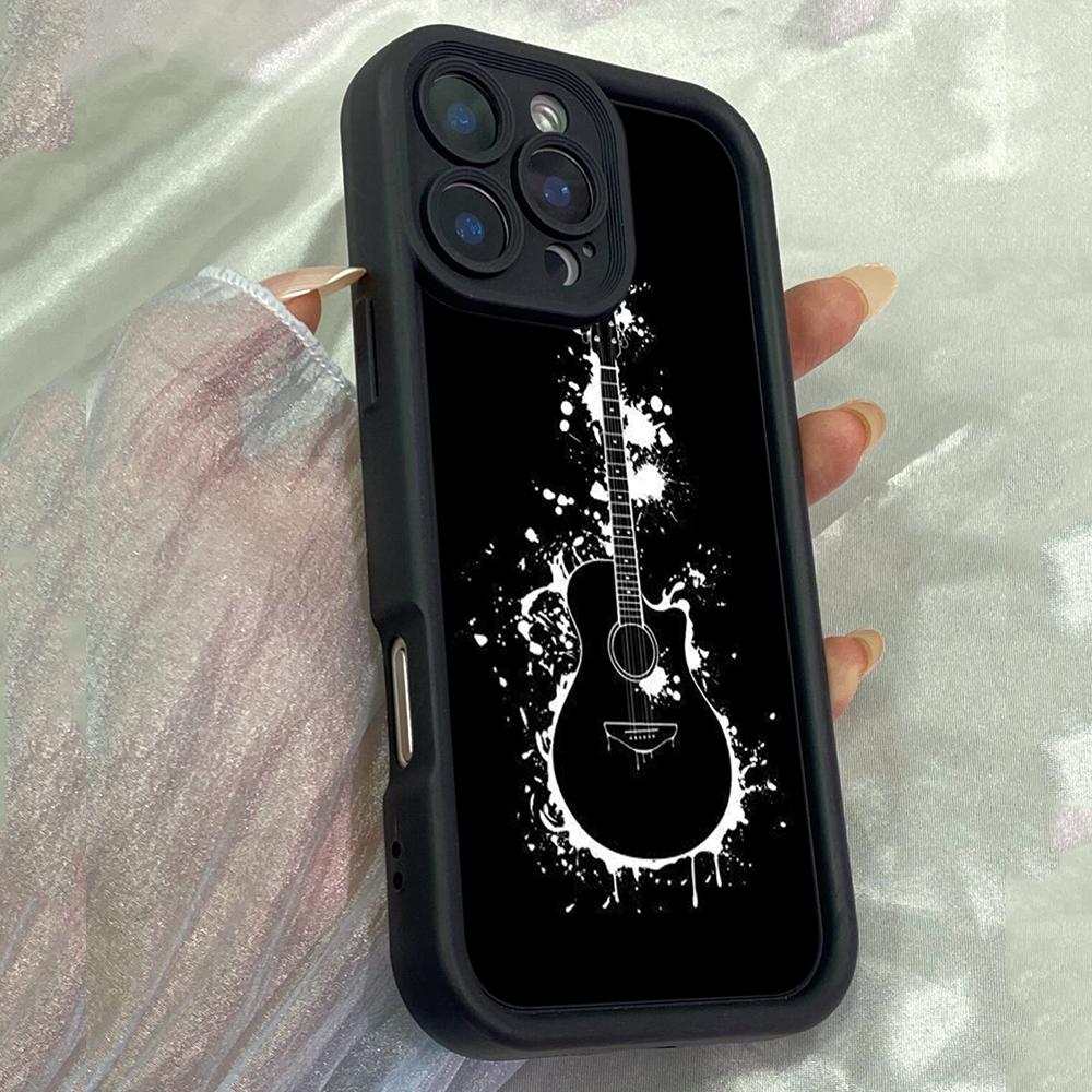 JT96 Пустой нотный лист для iPhone 17 16 15 14 Pro Max Samsung S26 S25 S24 Ultra A17 A16 A07 A56 A06 Xiaomi 15T Redmi 14C 15c Note 14 Мягкий чехол из ТПУ