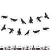 Black Crow Raven Halloween Decoration Festive Atmosphere Enhancer Party Banner Home Party Festival Decor
