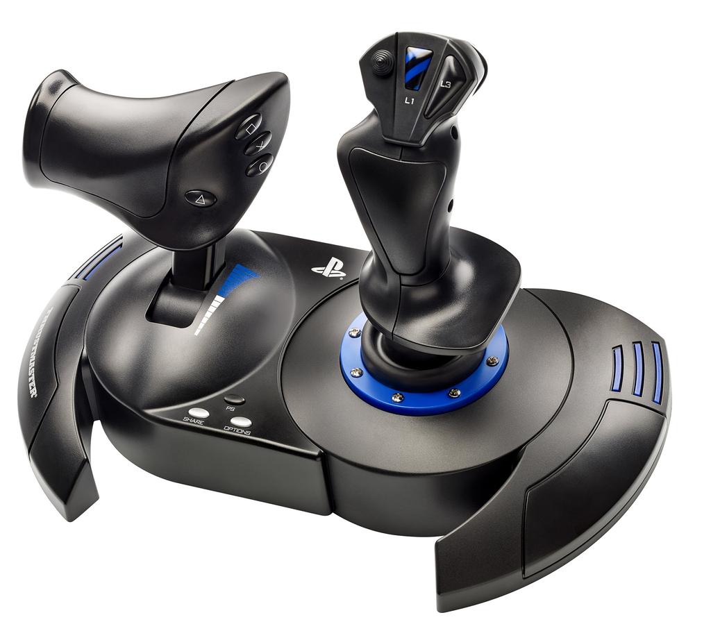 T Flight Hotas 4 Flight Stick Detachable Throttle Plug and Play Official Joystick for PlayStation 4 Compatible with PC Thrustmaster