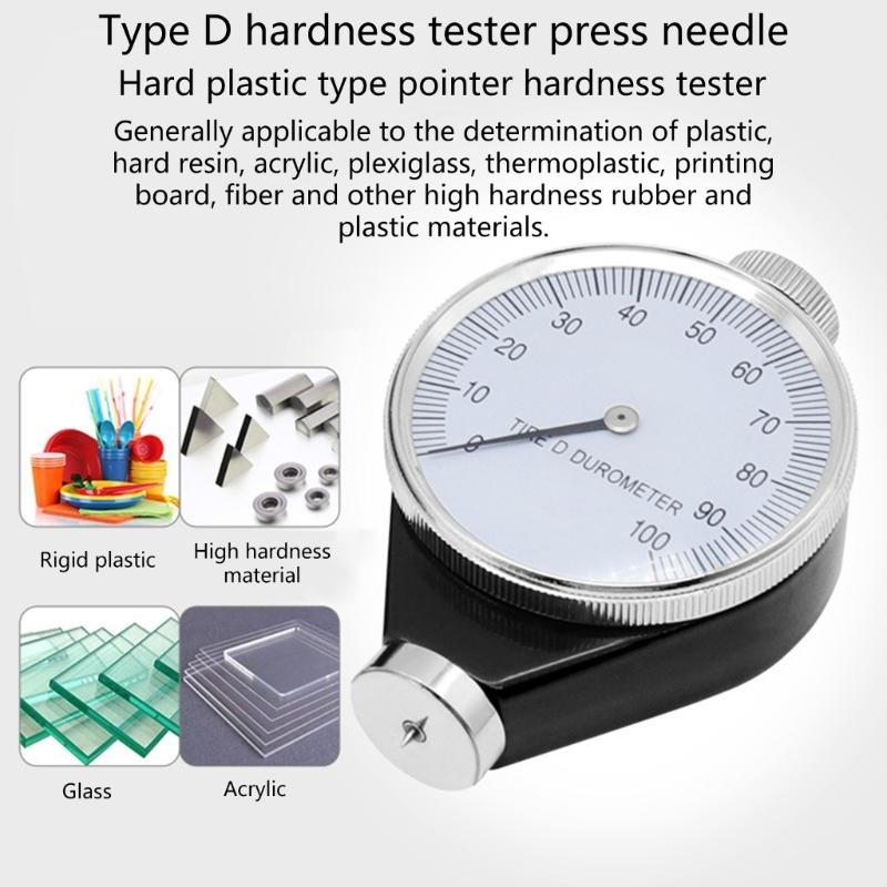 Durable Hardness Tester Meter Rubber Sclerometer Durometer Testing for Automotive Manufacturing Engineering Applications