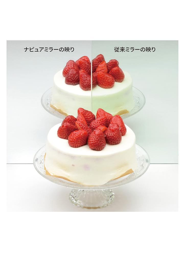 Napure a LED Mirror with 3x Magnification That Reflects Your True Skin Perfect for Birthdays and Mirror, Stand-up Tone, Christmas.