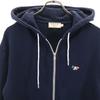 Maison Kitsune Сделано в Португалии Толстовка с капюшоном на молнии с длинным рукавом XS Темно-синий Мужская Б/у