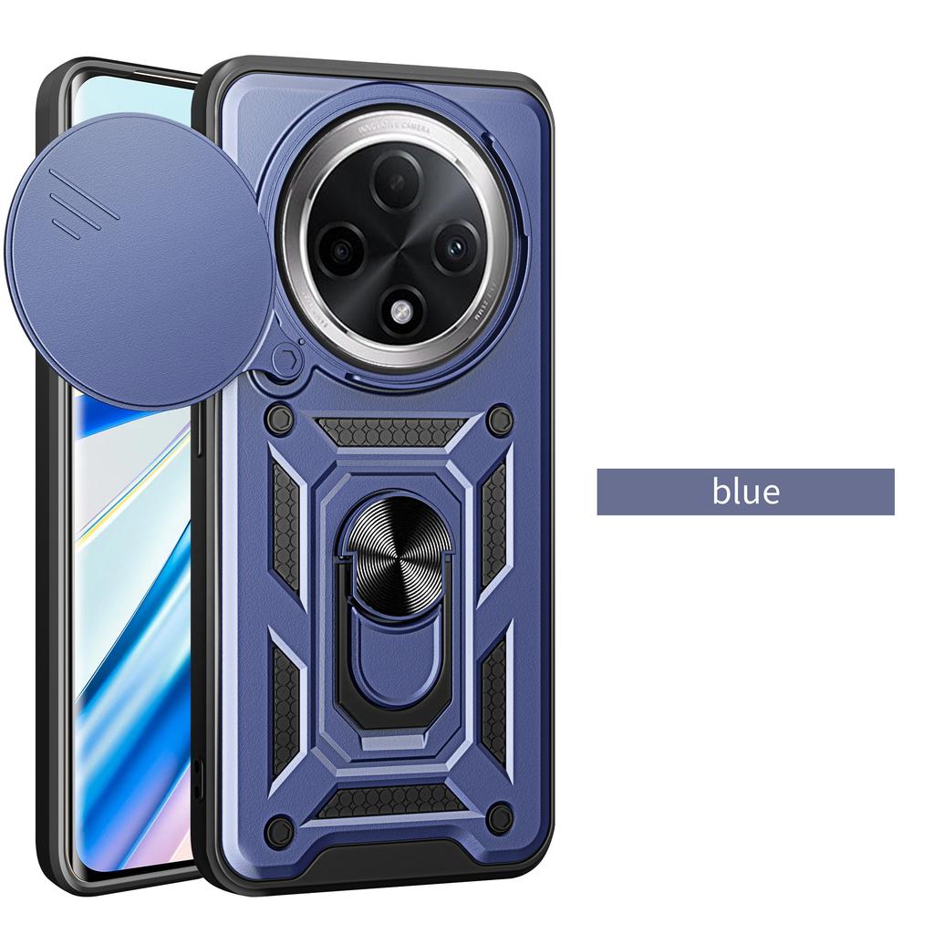 Для Oppo Reno12 F Чехол OPPO Reno 12F Обложка oppo Reno 12 FS Магнитное Кольцо-держатель Бронированный Чехол для Телефона Защита Камеры Слайдером Задняя Крышка
