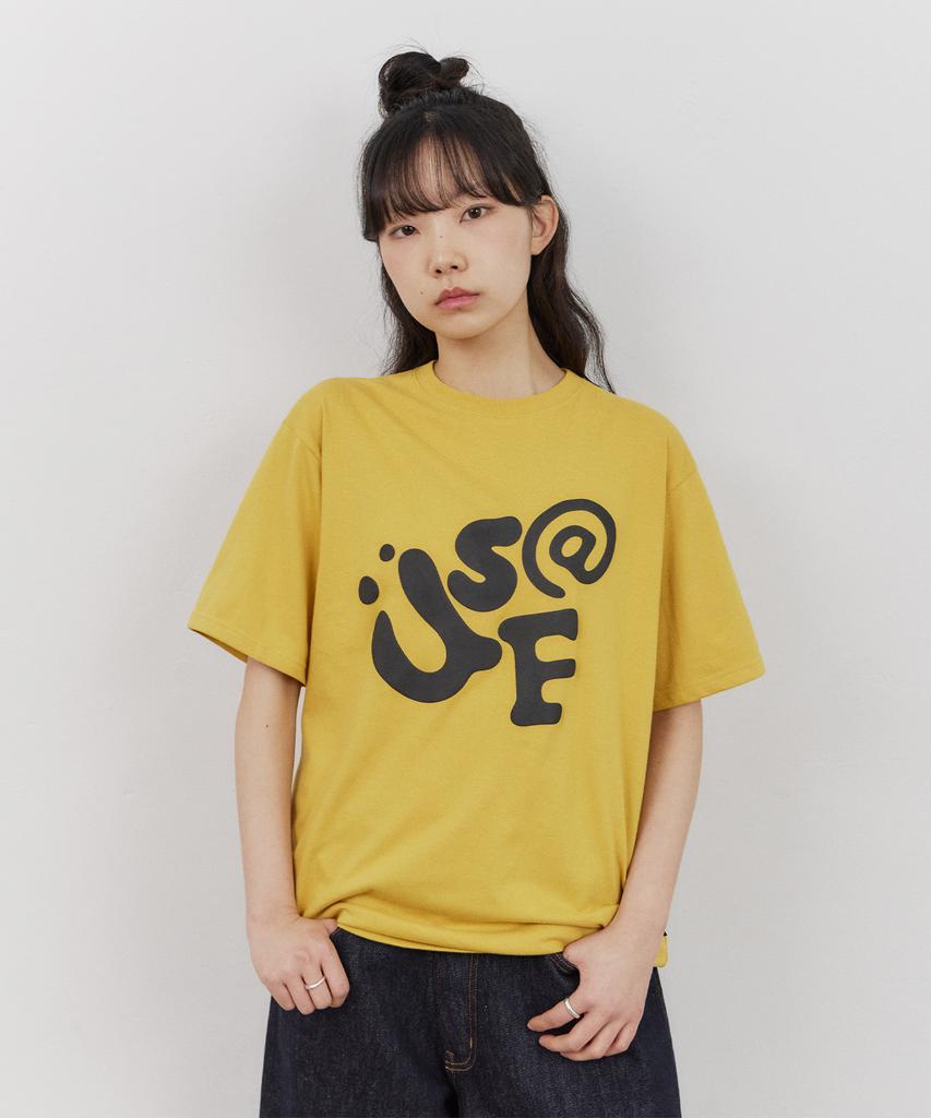 Типографическая футболка URBANSTOFF (желтый)
